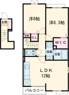 サンシャイン新町【2階】の間取り