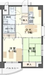 プロヴァンスK【2階】の間取り