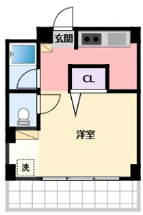 甲南ハイツ【2階】の間取り