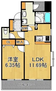 神奈川県川崎市幸区南幸町2【マンション】の間取り