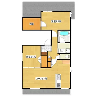 (仮称)箕輪町2丁目ヘーベルメゾン【3階】の間取り