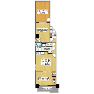 フジマンション【2階】の間取り