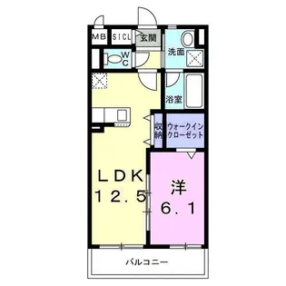 ヴィラ フェリシア【2階】の間取り