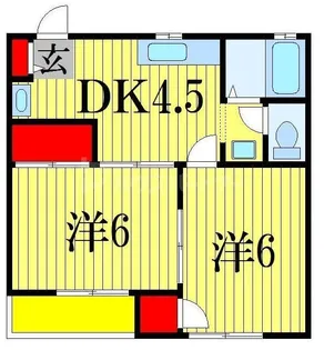 メゾングリーンパーク S-2【2階】の間取り