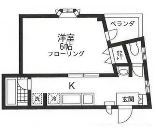 Mt.Cedar南烏山【3階】の間取り