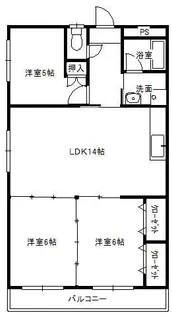 ロングハウスN【2階】の間取り