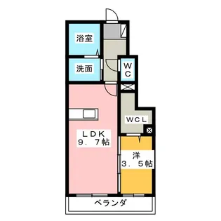 D-room三方原【1階】の間取り