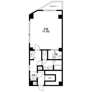 東京都中央区日本橋本町4【マンション】の間取り