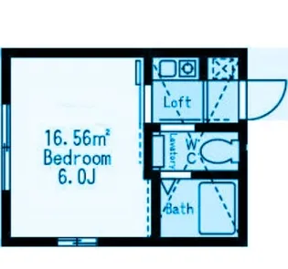 神奈川県川崎市多摩区枡形3【アパート】の間取り