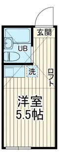 ユナイト阪東橋シドニーの杜【1階】の間取り