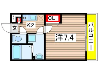 リブリ・長洲【2階】の間取り