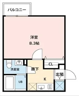 東京都荒川区南千住2【アパート】の間取り
