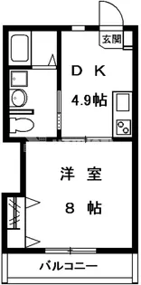 胡桃ガーデン【2階】の間取り