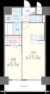 福岡県福岡市博多区東光2【マンション】の間取り