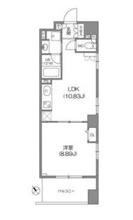 東京都中央区新川1【マンション】の間取り