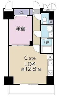 Twin Square II【9階】の間取り