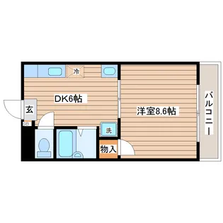 グレース香澄【2階】の間取り