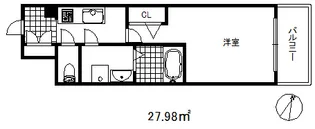 エスピーコート神戸【7階】の間取り