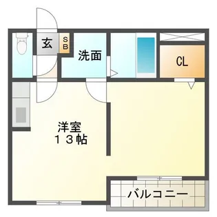 フローラ・S【3階】の間取り