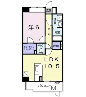 フォレスト光【1階】の間取り