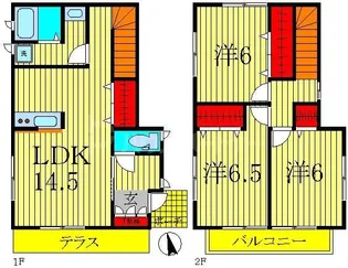 千葉県柏市篠籠田【一戸建】の間取り