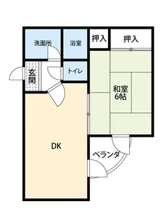 フォレストパークA【1階】の間取り
