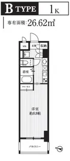 HF久屋大通レジデンス【7階】の間取り