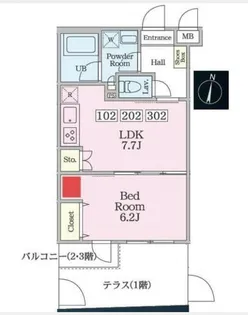 LaBellaVitaII【1階】の間取り