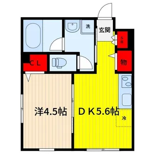 メゾン・ミル【1階】の間取り