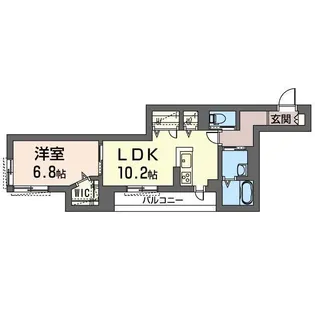 BEREO横濱長津田【3階】の間取り