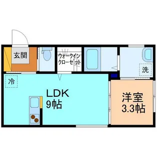 stationII【1階】の間取り