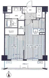 フィルージュ浦和常盤【3階】の間取り