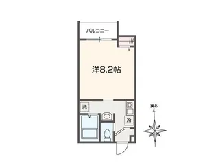 MELDIA東青梅【3階】の間取り