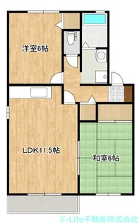 コンフォールきよた【2階】の間取り