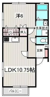 キャパシティハウス【2階】の間取り