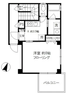 シャルマンドミール【1階】の間取り