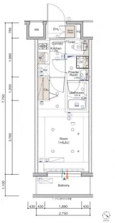 SYFORME KANNAIII【7階】の間取り