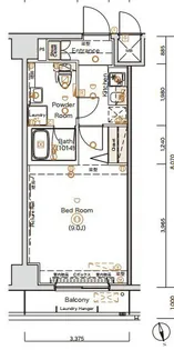 ヴォーガコルテ蒲田【2階】の間取り