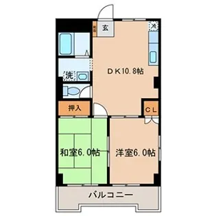 東京都多摩市馬引沢2【マンション】の間取り