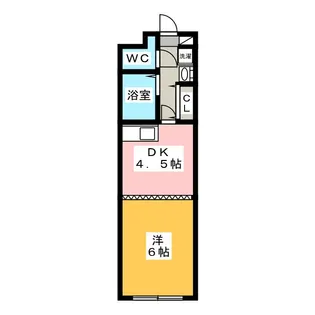 ハイツ中台公園【2階】の間取り