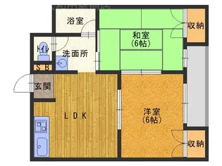 シティハイツ萱島【4階】の間取り