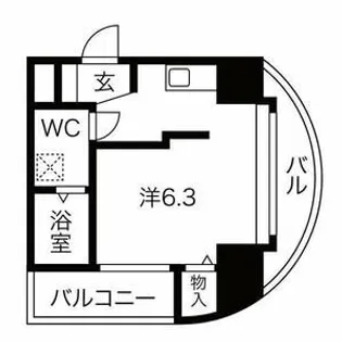 レクシア鶴ケ丘【4階】の間取り