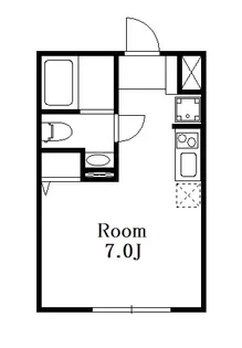 東京都中野区中央3【アパート】の間取り