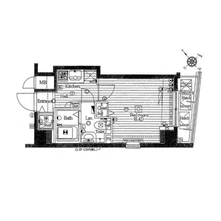 ガラ・シティ横浜西口【11階】の間取り
