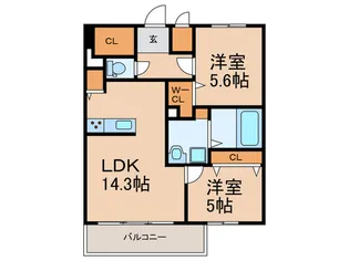 GOTOビルディング【5階】の間取り