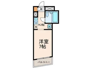 シェルティ二子【3階】の間取り