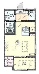 KLEIS一之江【2階】の間取り