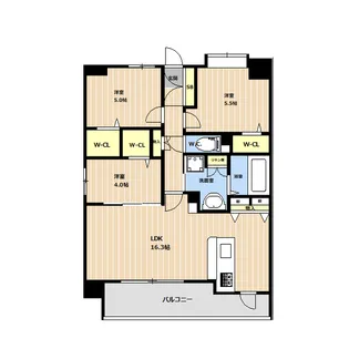 LIBTH菊陽【8階】の間取り