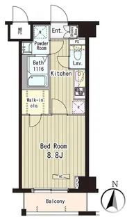 フォンターナ入谷【5階】の間取り