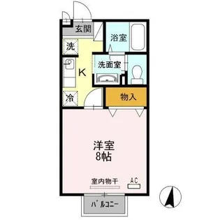 ヴィクトワールK II棟【2階】の間取り